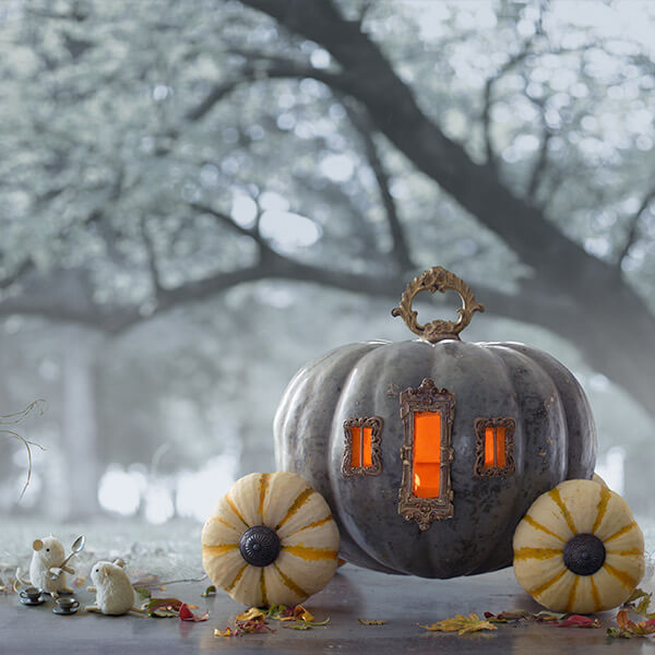 Creative Pumpkin-Carving Ideas: Cinderella’s Pumpkin Carriage