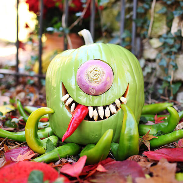 Creative Pumpkin-Carving Ideas: Monstroctopus