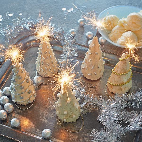 Sweet Party Hats Chocolate-Dipped Cones Recipe