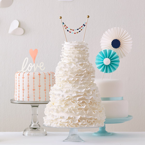 DIY Wedding Cake Toppers & Printables