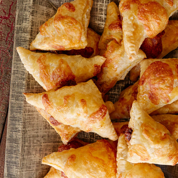 Bacon jam turnovers