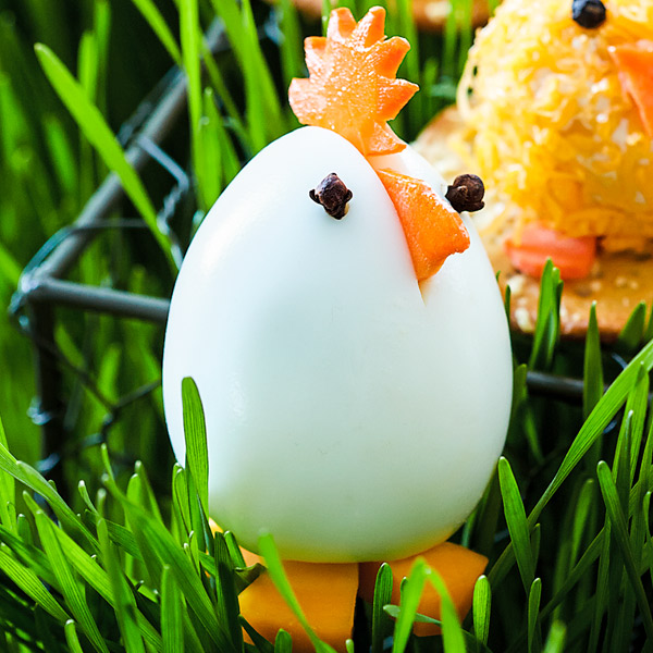 Hard-Boiled Hens Easter Appetizer Recipe