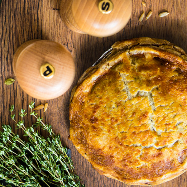 Homemade chicken pot pie recipe