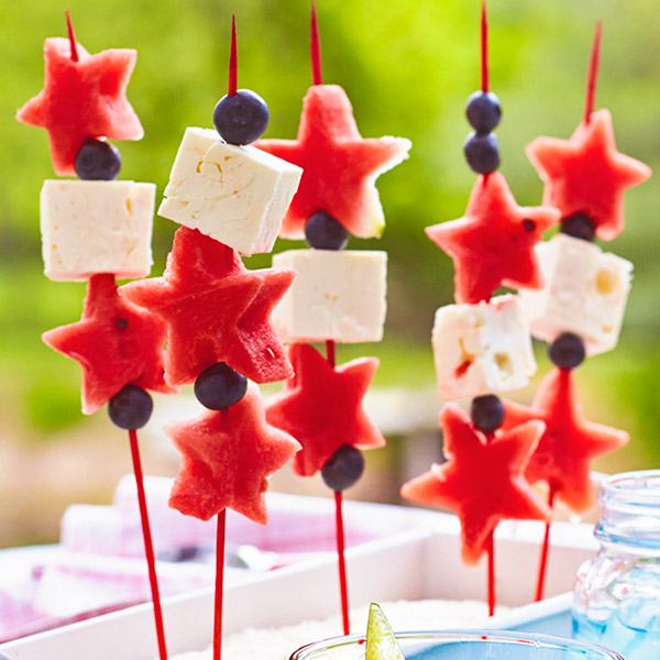 Fruit Kabob Sparklers Recipe