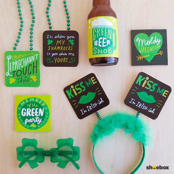 Funny St. Patrick’s Day Printables from Shoebox