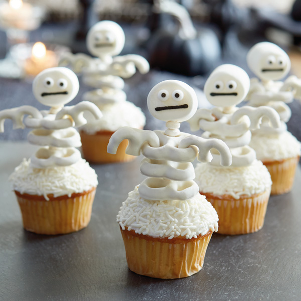 Skeleton Cupcakes