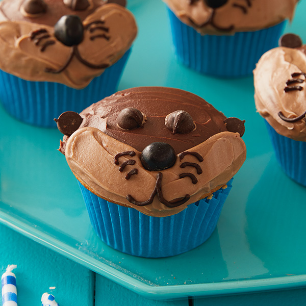 Baby Otter Cupcakes