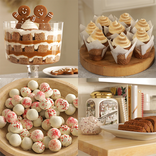 Four Easy Holiday Desserts from One Gingerbread Mix