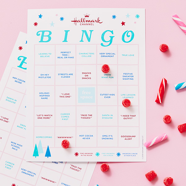 Hallmark Christmas Movie Bingo