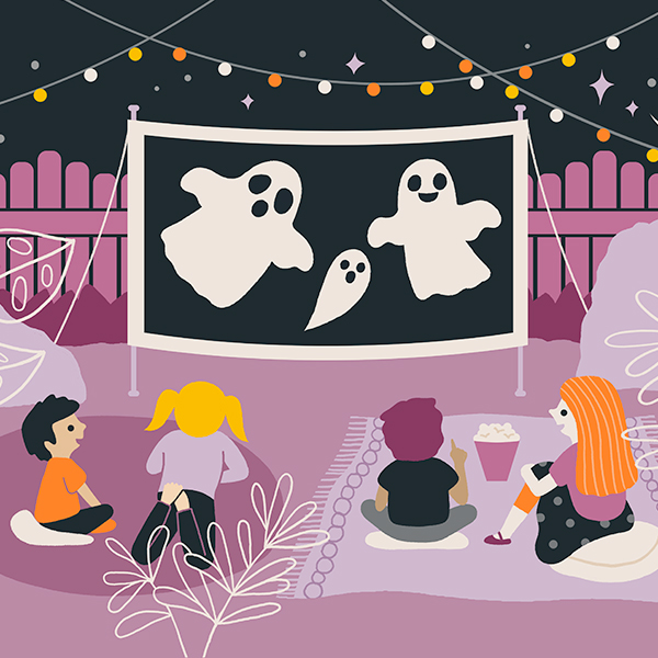 Halloween Family Halloween Movie Night