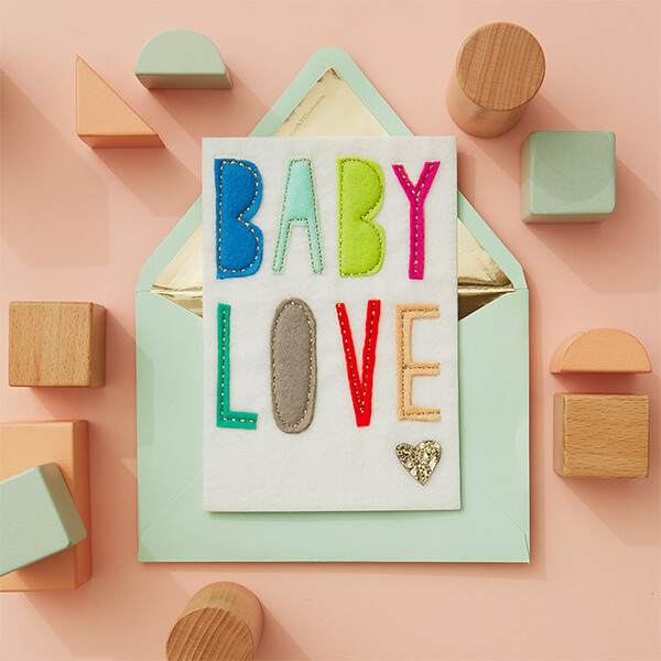 New baby card