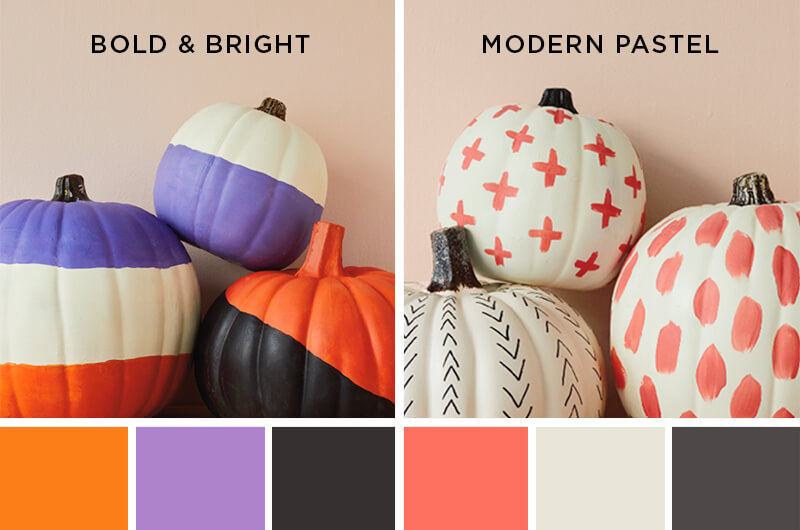 color palettes for painted pumpkins