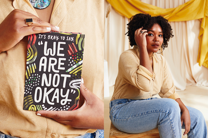 “It’s okay to say, ‘We are not okay.’” Written by Courtney Taylor
