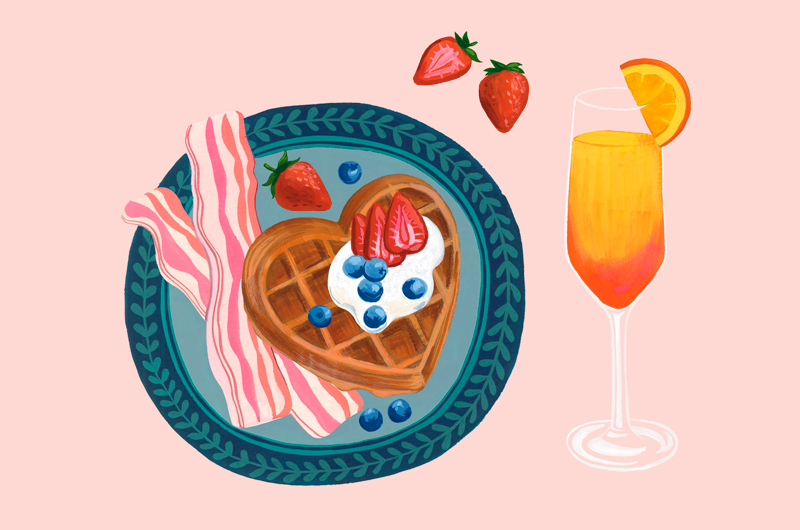 Valentine's Day at Home - Valentine food