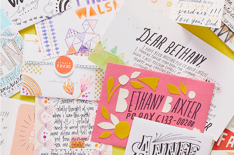 Decorating envelopes
