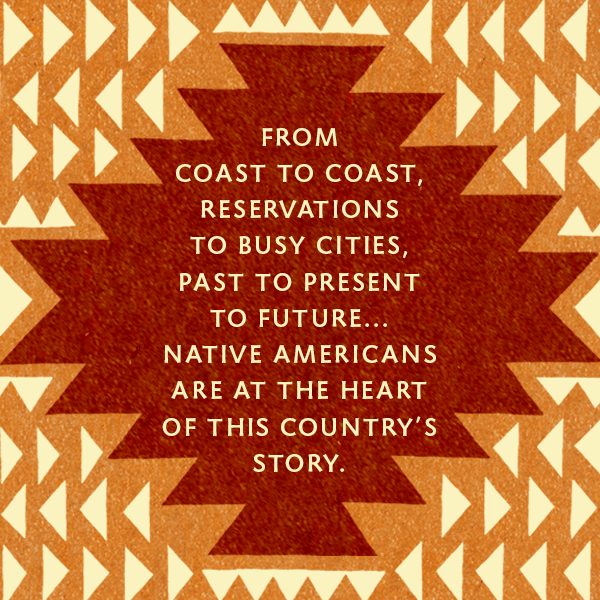 Native American History Quote that reads,