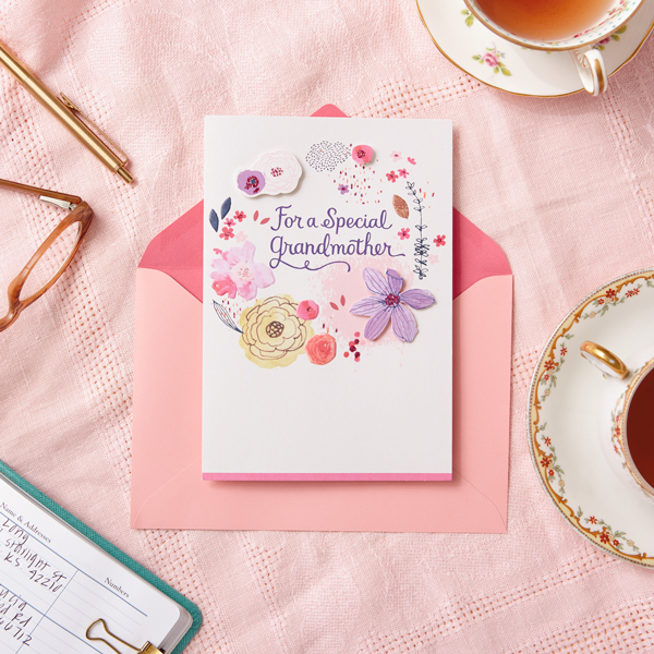 A card that reads