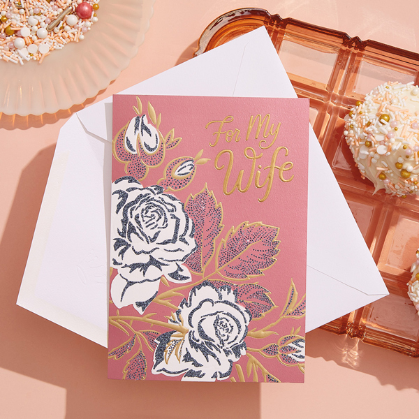 A birthday card that reads,
