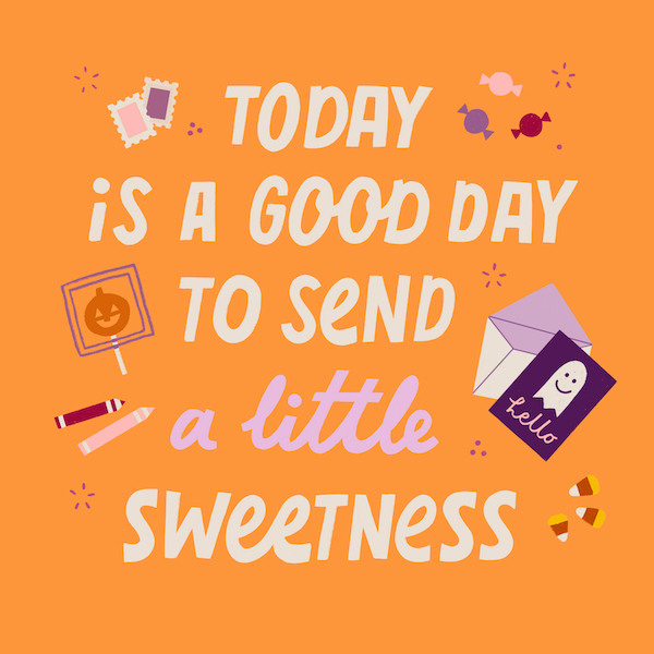 A lettered quote that reads,
