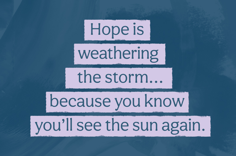 A typeset quote that reads,